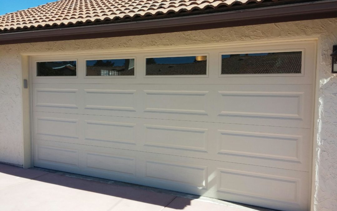 Premium Series 4053, Long Panel, Plain Windows, Almond Color